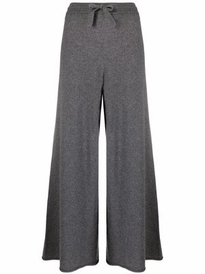 Jil Sander wide-leg cashmere trousers - Grey