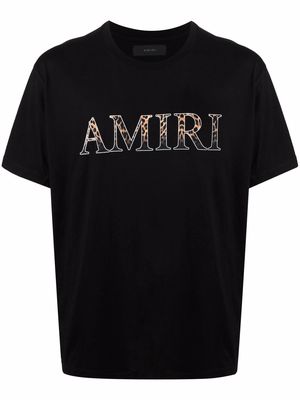 AMIRI logo-print cotton T-shirt - Black