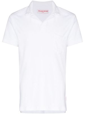 Orlebar Brown Riviera short-sleeve polo shirt - White