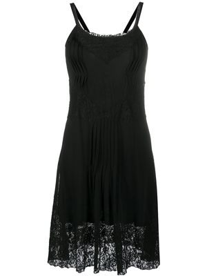 Christian Dior 2000s pre-owned lace dress - Black