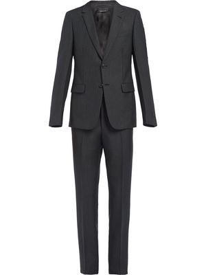 Prada classic two-piece suit - Grey