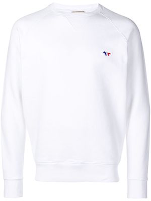 Maison Kitsuné fox sweatshirt - White