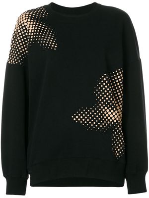 Ioana Ciolacu printed sweatshirt - Black