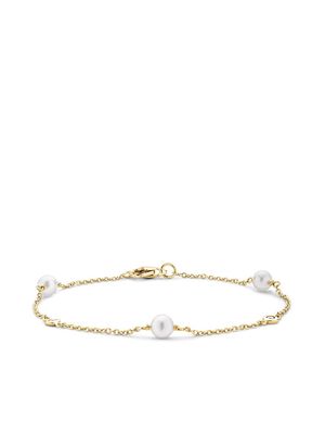 Pragnell 18kt yellow gold Sundance pearl and diamond bracelet