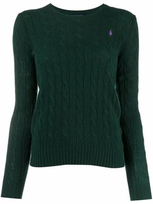 Polo Ralph Lauren Polo Pony cable-knit jumper - Green