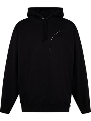 Supreme laser cut 'S' logo hoodie - Black