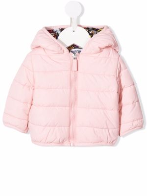 Moschino Kids puffer jacket - Pink