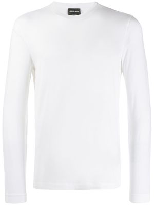 Giorgio Armani longsleeved T-shirt - White