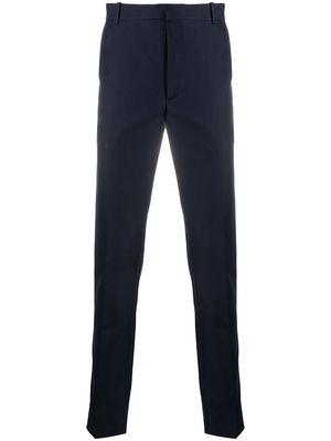 Alexander McQueen straight-leg tailored trousers - Blue