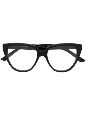 Balenciaga Eyewear cat-eye frame glasses - Black