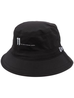 11 By Boris Bidjan Saberi gore-tex reflective logo bucket hat - Black