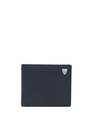 Aspinal Of London textured bi-fold wallet - Blue
