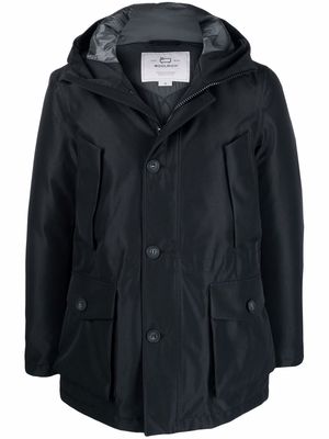 Woolrich hooded duck-feather padded jacket - Black