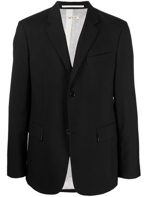 Marni single-breasted wool blazer - Black