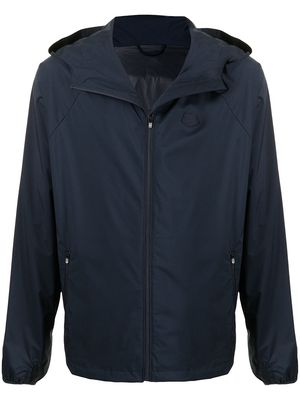 Kenzo Tiger-print hooded jacket - Blue