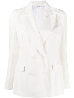 P.A.R.O.S.H. double-breasted tailored blazer - White