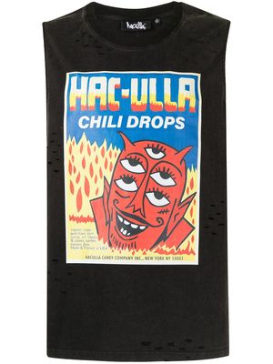 Haculla Chili Drops sleeveless T-shirt - Black
