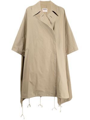 Yohji Yamamoto oversized trench coat - Brown