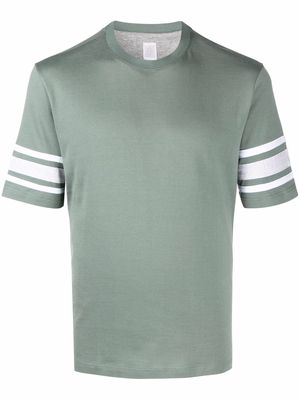 Eleventy striped-border T-shirt - Green