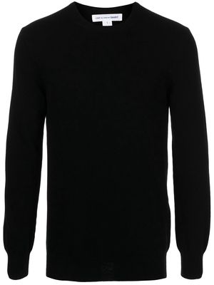 Comme Des Garçons Shirt long-sleeve wool jumper - Black