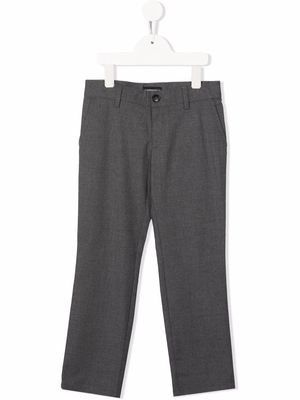 Emporio Armani Kids four-pocket tailored trousers - Grey