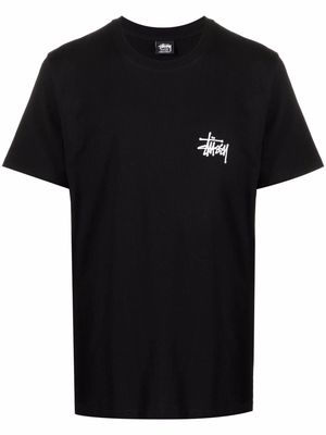 Stussy logo-print T-shirt - Black