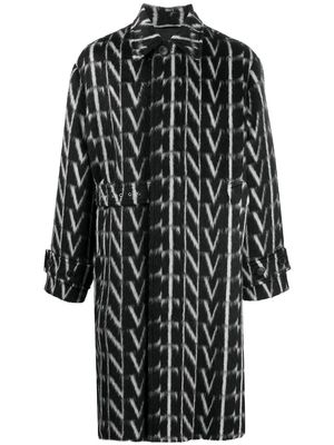 Valentino VLTN-print coat - Black