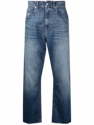 Nº21 mid-rise cropped jeans - Blue