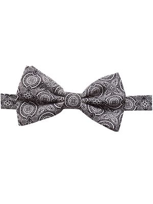Dolce & Gabbana patterned bow tie - Black