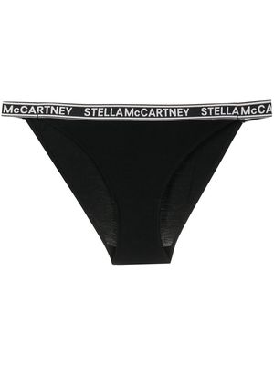 Stella McCartney jacquard logo bikini bottoms - Black