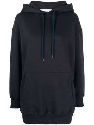 Giada Benincasa oversized drawstring hoodie - Blue