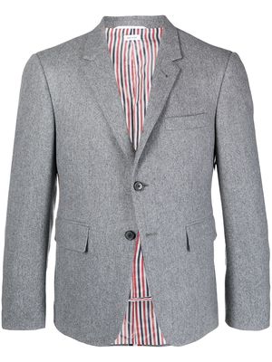 Thom Browne RWB stripe tailored blazer - Grey