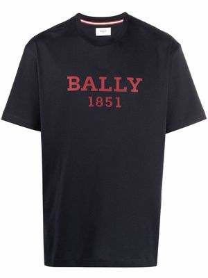 Bally logo-print short-sleeved T-shirt - Blue
