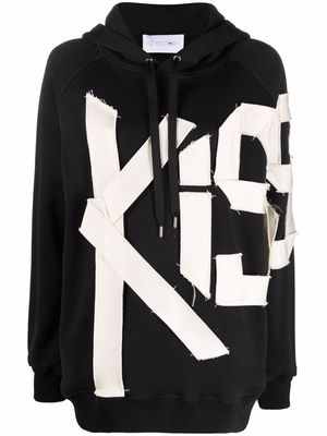 AZ FACTORY Kiss oversized hoodie - Black