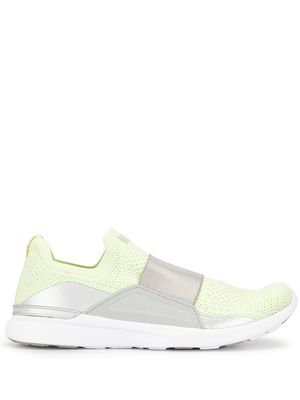 APL: ATHLETIC PROPULSION LABS TechLoom Bliss slip-on knitted sneakers - Green