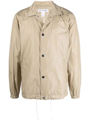 Comme Des Garçons Shirt x Yue Minjun printed coach jacket - Neutrals