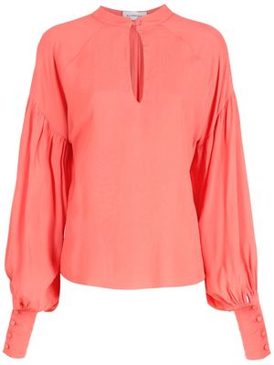 Olympiah long puff sleeve blouse - Pink