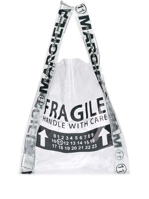 Maison Margiela Fragile shopper tote - Black