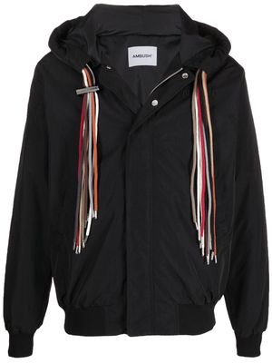 AMBUSH drawstring hooded jacket - Black