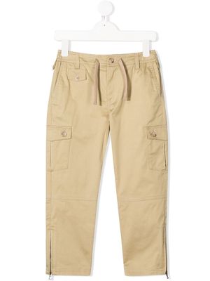 Dolce & Gabbana Kids zip detail cargo trousers - Neutrals