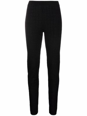 Givenchy 4G-jacquard slim-fit trousers - Black