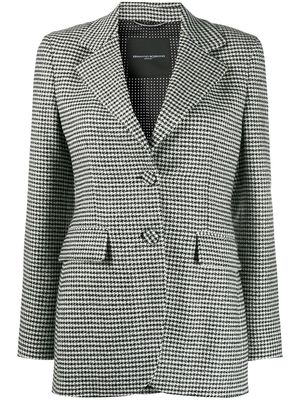 Ermanno Scervino checked tailored blazer - Black