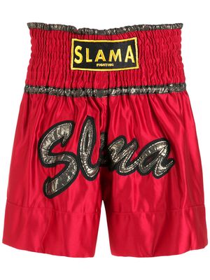 Amir Slama embroidered Luta shorts