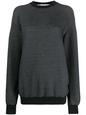 Off-White arrow motif sweatshirt - Black
