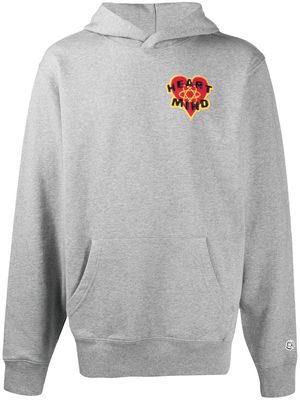 Billionaire Boys Club heart patch hoodie - Grey