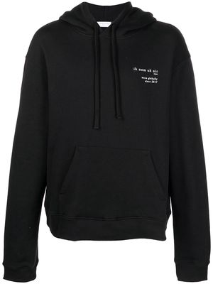 Ih Nom Uh Nit chest logo hoodie - Black