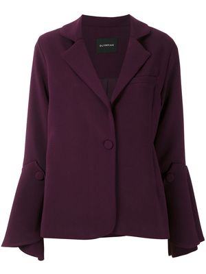 Olympiah Sela long sleeves blazer - Purple