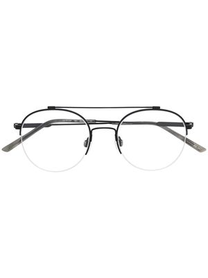 Calvin Klein CK19144 round-frame glasses - Black