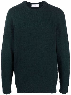 Société Anonyme crewneck merino-cashmere blend jumper - Green