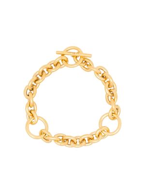 All Blues triple-loop chain toggle bracelet - Gold
